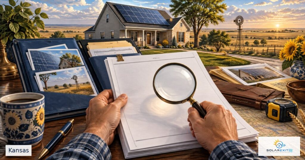 Kansas residential solar home and homeowner agreement records