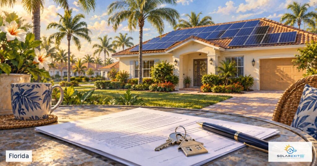 Florida residential solar home and homeowner agreement records