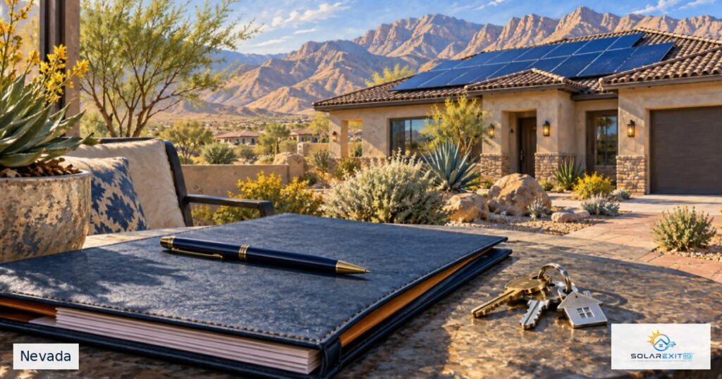 Nevada residential solar home and homeowner agreement records