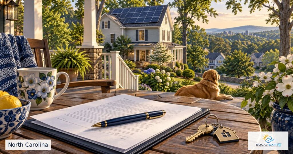 North Carolina residential solar home and homeowner agreement records