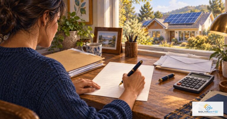 Pen, correspondence and organized solar agreement records